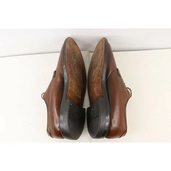 Vintage Florsheim Imperial Kenmoor 5 Nail Calf Leather Dress Shoes Mens 9.5 - Picture 7 of 11